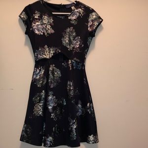Navy, Floral dress